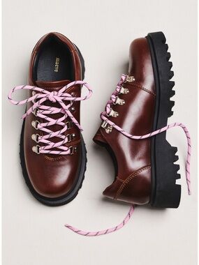 MAEVE➕Anthropologie Lace-Up Low Hiker Shoes